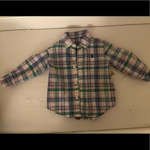 9months polo dress shirt